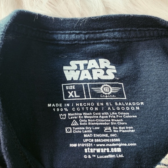 Star Wars Tie Fighter Printed Graphic Tee - Picture 5 of 5